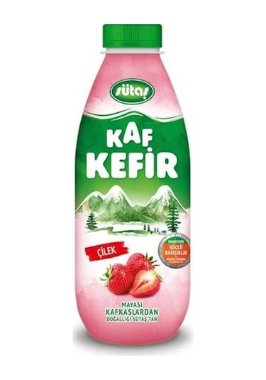 Sütaş Çilekli Kaf Kefir 1 L