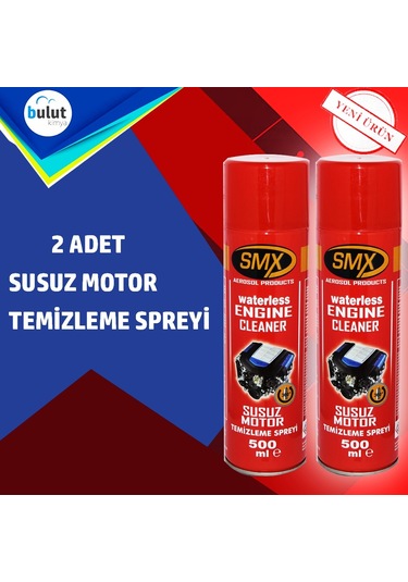 Smx Susuz Motor Yıkama Spreyi 2 Li Set - M.fiber Bez