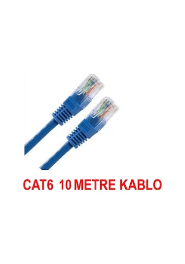 10M Metre Cat6 Internet Kablosu Ethernet Fabrikasyon Rj45 MG-2075