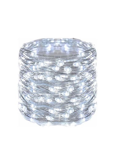 Jms Kongdii Soğuk Beyaz Açık Led Işık 10 M 20 M Kumanda Zamanlama Pil Usb 20m 200led Soğuk Beyaz