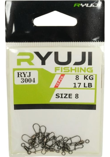 Ryuji Ryj 3004 Klipsli Fırdöndü 10 Adet - 5