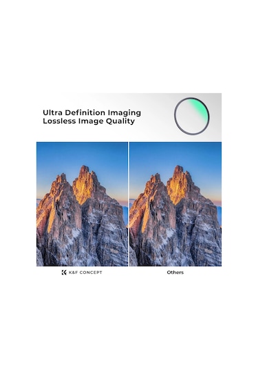 K&f Concept 72mm Nano-x Mcr Mc-uv 28 Çok Katmanlı Kaplamaya Sahip Koruma Filtresi 8k Ultra Hd