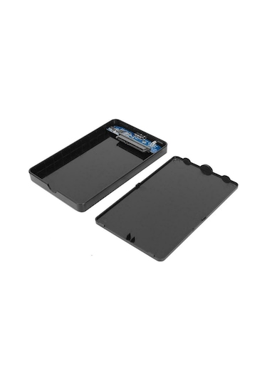 Maxgo 2.5 İnç Usb 3.0 Sata Harddisk HDD Kutusu İnce Siyah ve Deri Kılıf