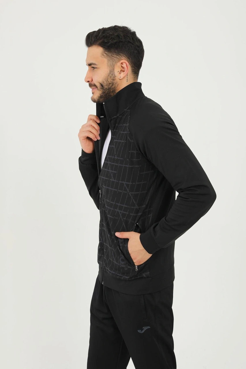 Joma Dark Full Zıp Sweat Siyah