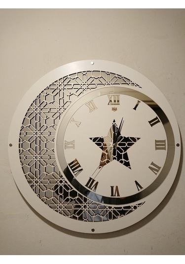 Duvar Saati 50Cm Beyaz