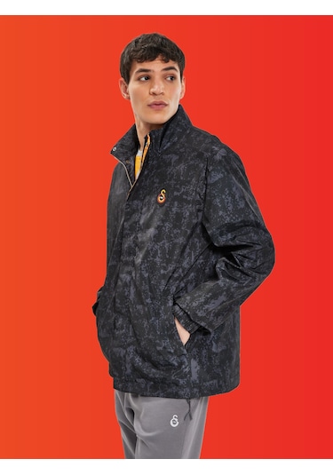 Galatasaray Erkek Yağmurluk E251041 Siyah - Antrasit