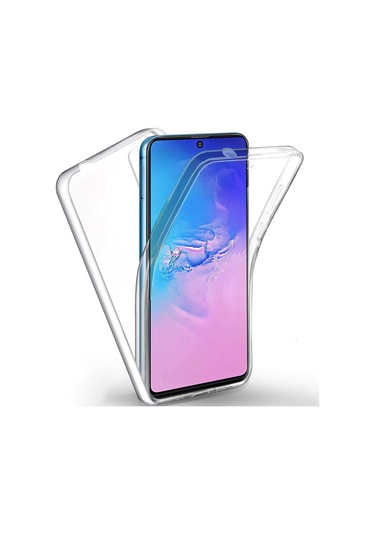 Galaxy M31s Kılıf Zore Enjoy Kapak Renksiz