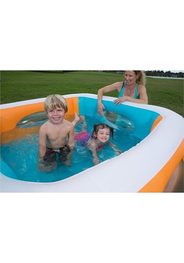 Bestway 51132 Renkli Şeffaf Pencereli Şişme Çocuk Havuzu