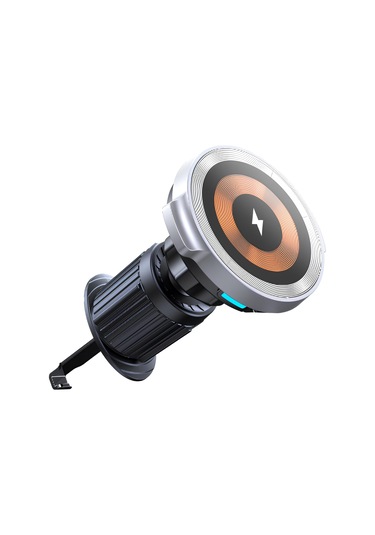 Phixi Force M20 15w Hızlı Şarj Kablosuz Araç Şarj Cihazı Tutucu, Manyetik Katlanabilir Telefon Tutucu