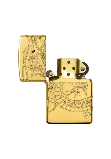 Zippo Armor Gold Plated Asian Dragon Çakmak
