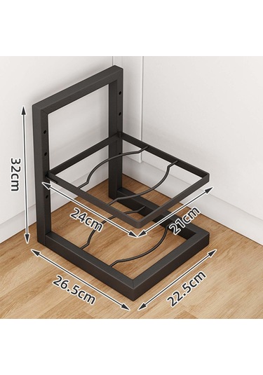 Suntek Pan Organizatör Rafı Ağır Hizmet Tipi Tencere Rafı
