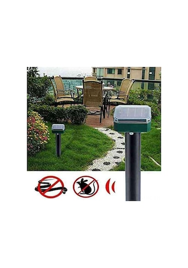 Hangfox Güneş Enerjili Ultrasonik Hayvan Kovucu Sistemi - Yaban Hayatı Ve Sırtlanları Dışarıda Engeller Yeşil Kufur, 6 Adet