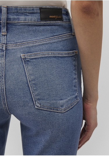 Mavi - Cindy Gold Shape Jean Pantolon 100277-87897 Koyu Mavi