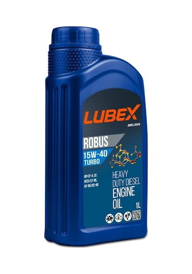 Lubex Robus Turbo 15W-40 Mineral Motor Yağı 12 x 1 L