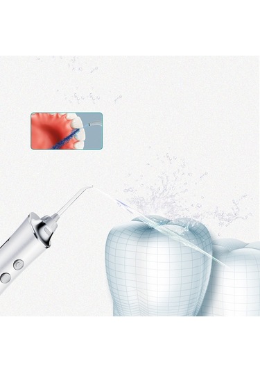 Elektrikli Diş Yumruk Diş Ölçekleyici Su Ipi Ev Taşınabilir Ağız Temizleme Makinesi Pembe