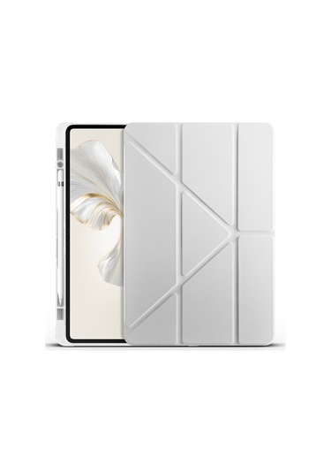 Honor Pad 9 Kılıf Tri Folding Kalem Bölmeli Standlı Kılıf Kapaklı Kılıf