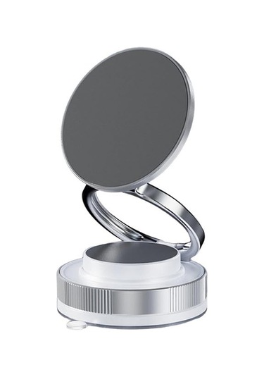 Honmex Araç İçin Manyetik Navigasyon Tutucu - 360 Açı Ayarlı, Süper Vakum Emici, Evrensel Telefon Uyumlu Beyaz