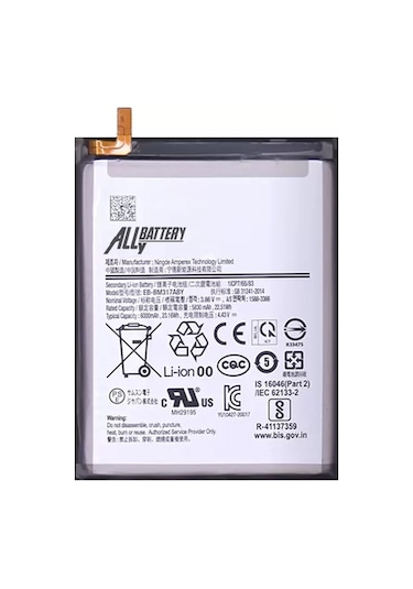Ally Sm Galaxy M31S Sm-M317 Batarya Pil Eb-Bm317Aby
