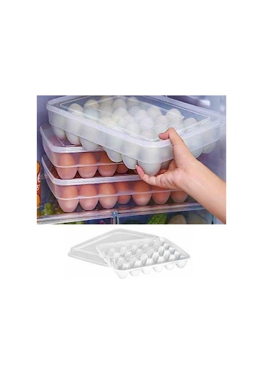 30lu Yumurta Saklama Kabı Şeffaf
