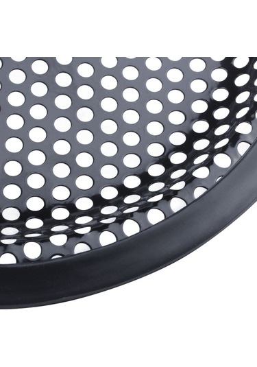 Flybuy 6.5 Metal Örgü Yuvarlak Hoparlör Kapağı - Siyah - 2 Adet Araba Subwoofer Ve Hoparlör Koruma İzgarası