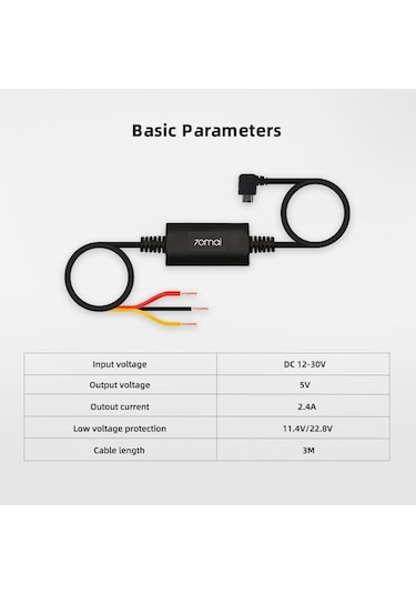 Novahub Xıaomı 70mai Park Güv. Kablosu, Kullanıcı Dostu Yönetim