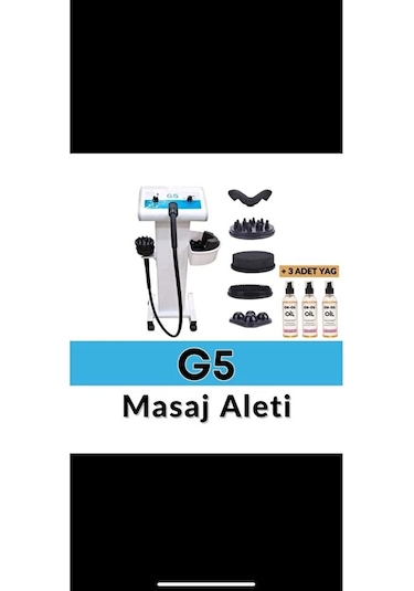 G5 Masaj Aleti Beş Başlıklı 3 Jelli