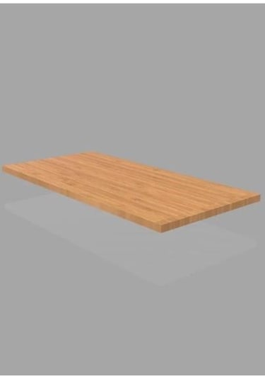 1 Adet Ahşap Raf - Suntalam Tekli Raf Bambu-40x90 Cm Çok Renkli