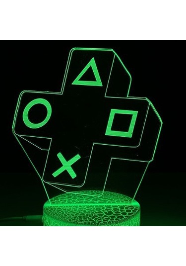 Yaratıcı Hediye Oyun Odası Dekorasyonu Gece Lambası Çatlak Modeli Çatlak Taban Ox Çatlak Taban Ox Çok Renkli