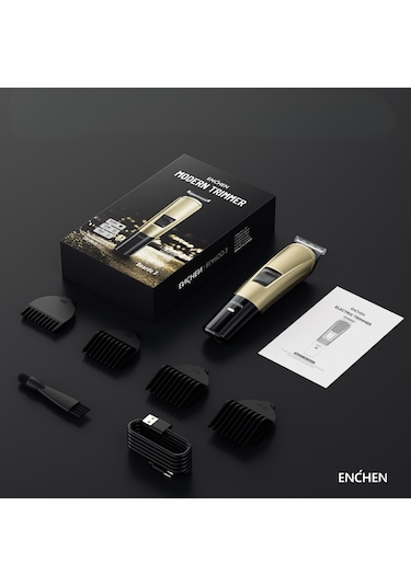 Enchen Beardo 3 Gold Çok Fonksiyonlu Tüm Vücut İçin Uygun Şarjlı Saç Ve Tıraş Makinesi