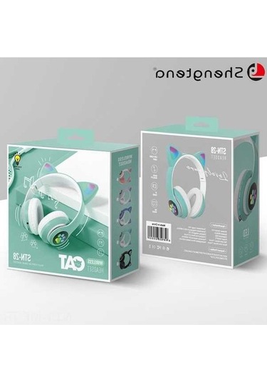 Novahub Stn28 Kablosuz Kulaküstü Kulaklık: Uzun Pil, Şık Yeşil Tasarım, Hafif Ve Dayanıklı