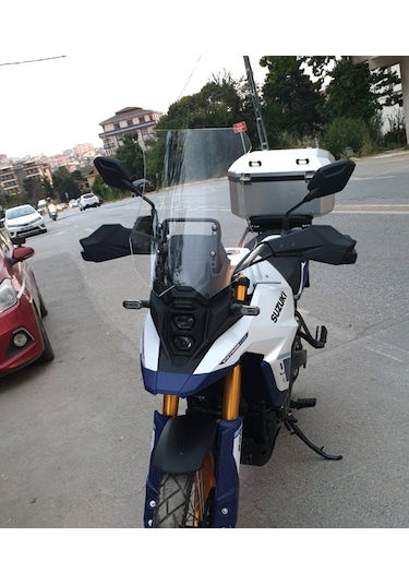 Motocam Suzuki V-strom 800 De Ön Cam 2023-2026 Model 50cm Şeffaf Renkli 4mm