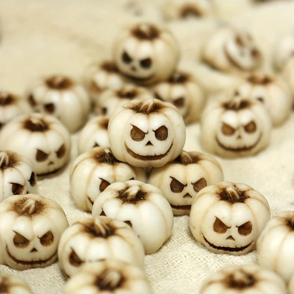 Trendooze Şükran Günü İçin Sunshine022 20 Küçük Beyaz Balkabağı Cadılar Bayramı Süsü Parti Dekoru