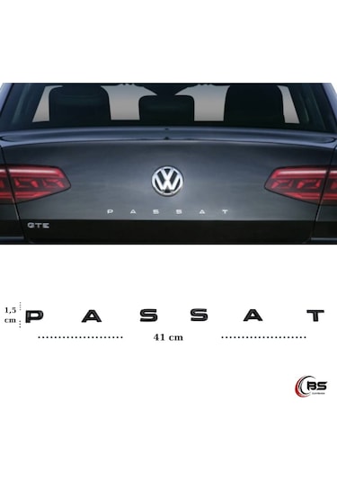 Volkswagen Passat Bagaj Arması Passat Yeni Nesil Yazı Gümüş (454588399)