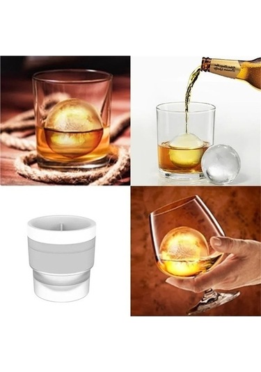 Didadodo Yuvarlak Silikon Kalıp, Çok Renkli Buzluk Kovası - Ev Yapımı Çok Renkli Çok Renkli