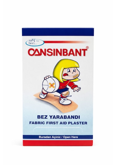 Cansın Bez Yara Bandı 10 Lu Paket Toplam 100 Adet - Model 898508174669