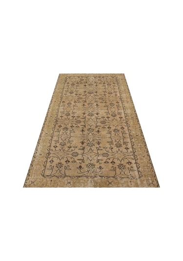 Özel Vintage Eskitme El Dokuma Halı 117 X 216 Cm 9291