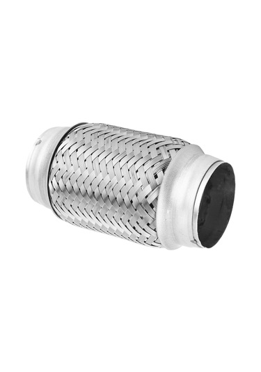 Reedark 63mm X 150mm Paslanmaz Çelik Dokuma Egemen Boru, Motor Titreşimini Yalıtır, Egzos Sistemi Yaşamını Uzattır - Evrensel Uyumlu