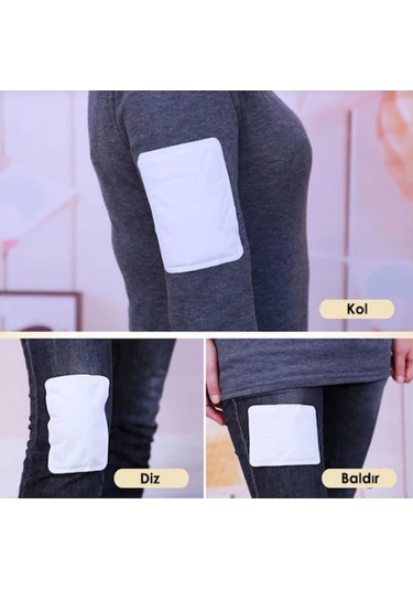 ISINMATİK CEP SOBASI 12 SAAT ETKİLİ EL VÜCUT ISITICI 3 ADET Çok Renkli