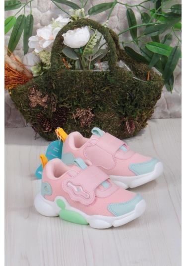 Vicco 346.b24k.335 Gum Pudra Işıklı Kız Çocuk Ayakkabı Pudra