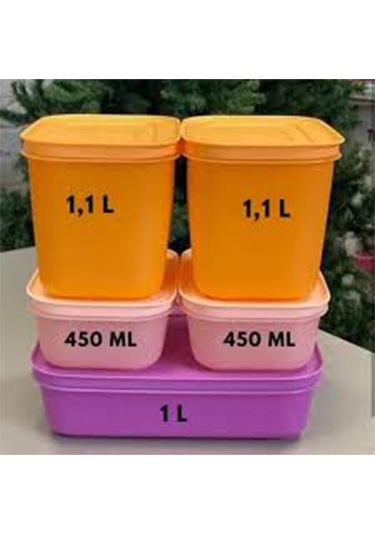 Tupperware Alaska Buzdolabı Ve Derin Dondurucu Saklama Kabı 5 Li