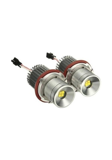 Moly Bmw E87 E39 E53 X5 X3 M5 M6 İçin 20w Led Melek Gözü Ampülü, 6500k Beyaz, P&play, Hata Yok, 2 Adet Set Gümüş Gümüş
