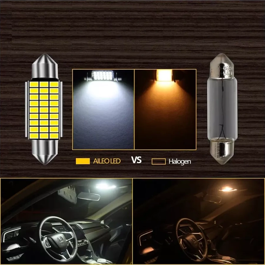 Car Paradıse Otomobil İçi Led Ampuller C5w Led Plafon Lambaları 230439346