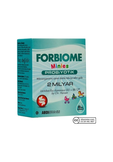 Forbiome Minies Probiyotik Damla 8 Ml Aromasız
