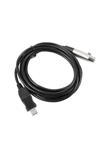 Usb - Xlr Mikrofon Kablosu Profesyonel Sabit Çıkışlı Kayıt Usb - Xlr Mikrofon Dönüşüm Kablosu Pc İçin 3m/9.8ft 0.2 Diğer