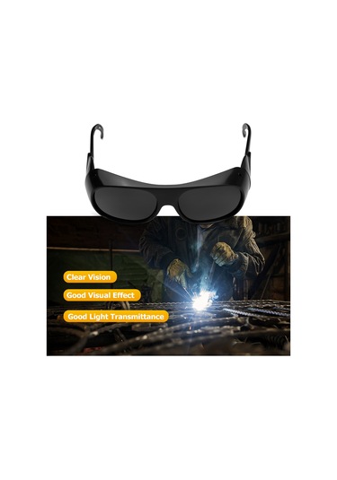 Güvenlik Koruma Kaynak Gözlüğü Siyah