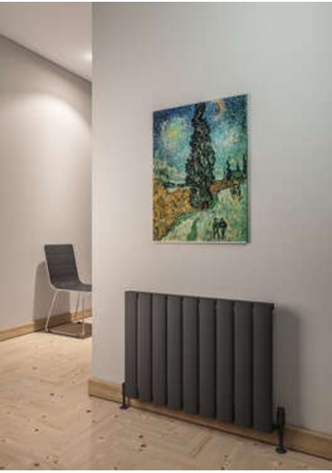 Warma Serez Yatay Alüminyum Radyatör 850x600 Pütürlü Antrasit 7946