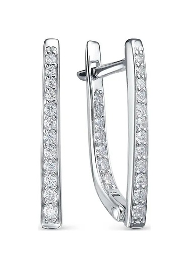 Gold Plaza Jewelry Uzun Tık Kuyruğu Küpeler 925 Ayar Gümüş 126988511 Diğer