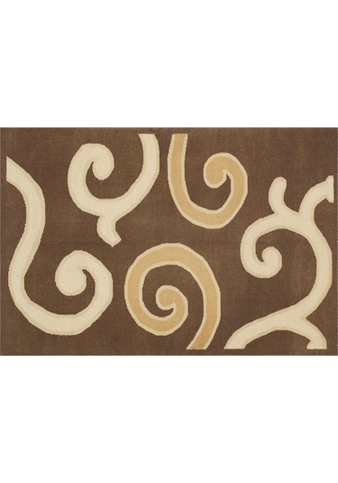 Klasik Modern Vintage Eskitme El Dokuma Halı 123 X 182 Cm 8667