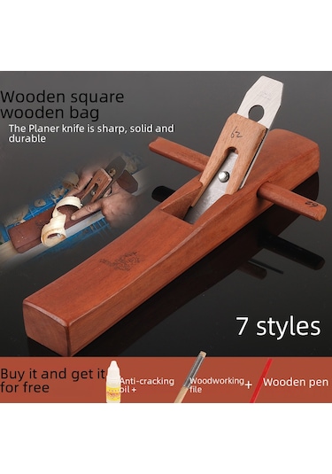 Wezone Endonezya Kırmızı Ahşap El Frezi - 110mm Mini Boyutlu, Ahşap Düzenleme Ve Pürüzsüzleştirme Aracı, Profesyonel Ve Dıy İçin.