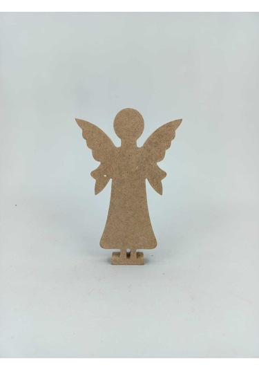 Na Neşeli Ahşap 25 Cm Ahşap Melek Figürü.dik Durabilir.masa Dekoru.yılbaşı Dekoru.ahşap Boyama. Model Neseliemelek123482